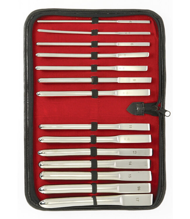 Rimba - Dilator set (14 maten) compleet in luxe bewaar hoes