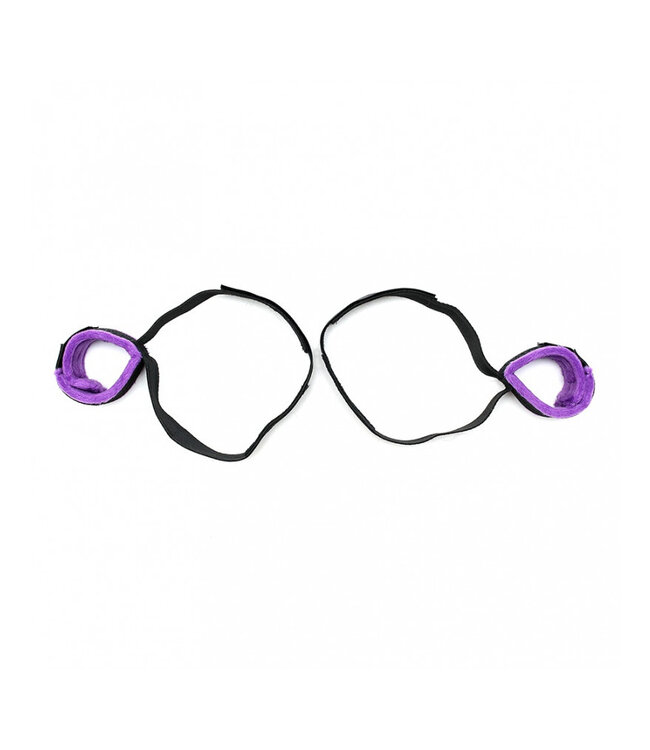 Rimba - Soft Bondage klittenband bovenbeen- aan polsboei  ( 2 stuks)