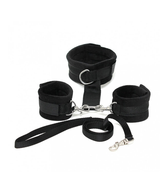 Rimba - Soft Bondage halsband met handboeien