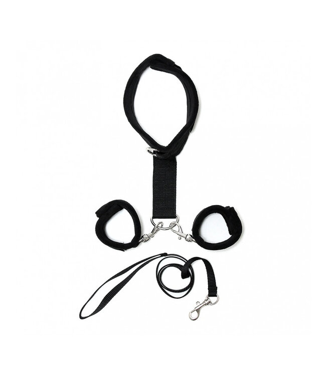 Rimba - Soft Bondage halsband met handboeien