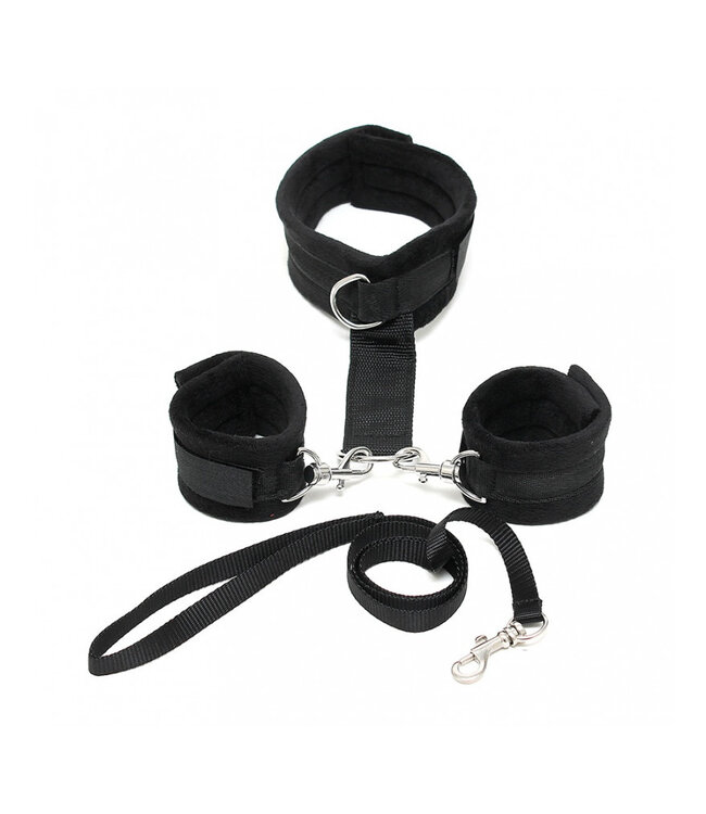 Rimba - Soft Bondage halsband met handboeien