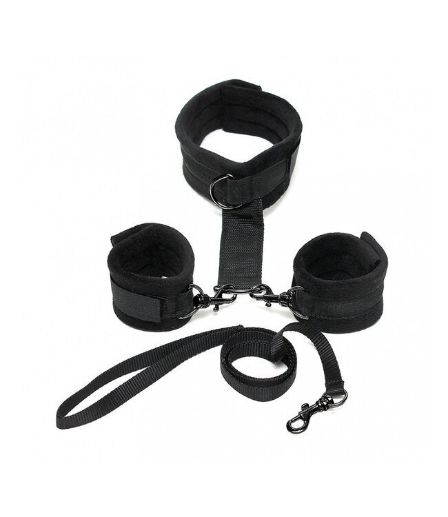 Rimba - Soft Bondage halsband met handboeien