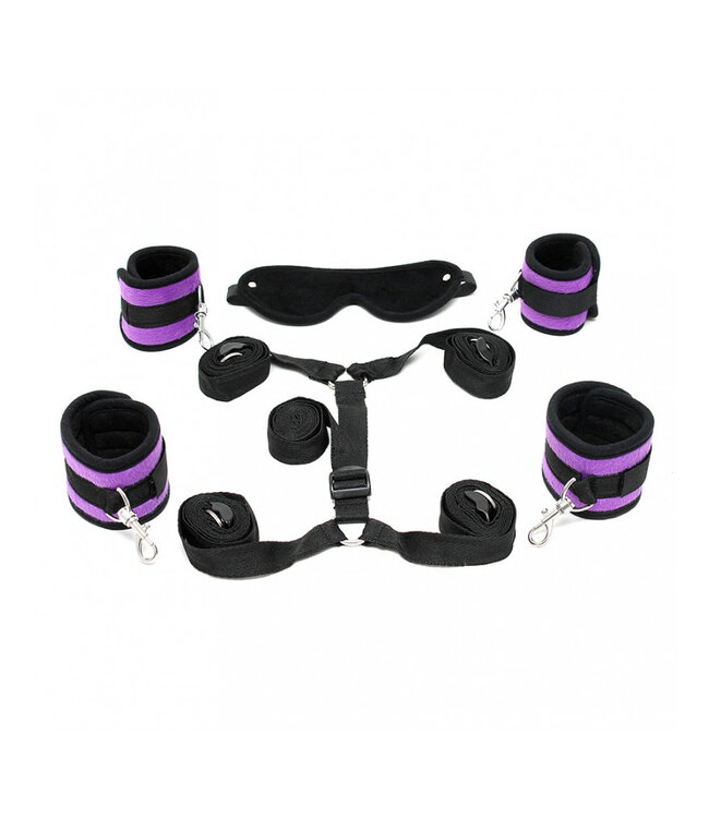 Rimba - Soft Bondage Onder het bed of matras soft bondage boeien set