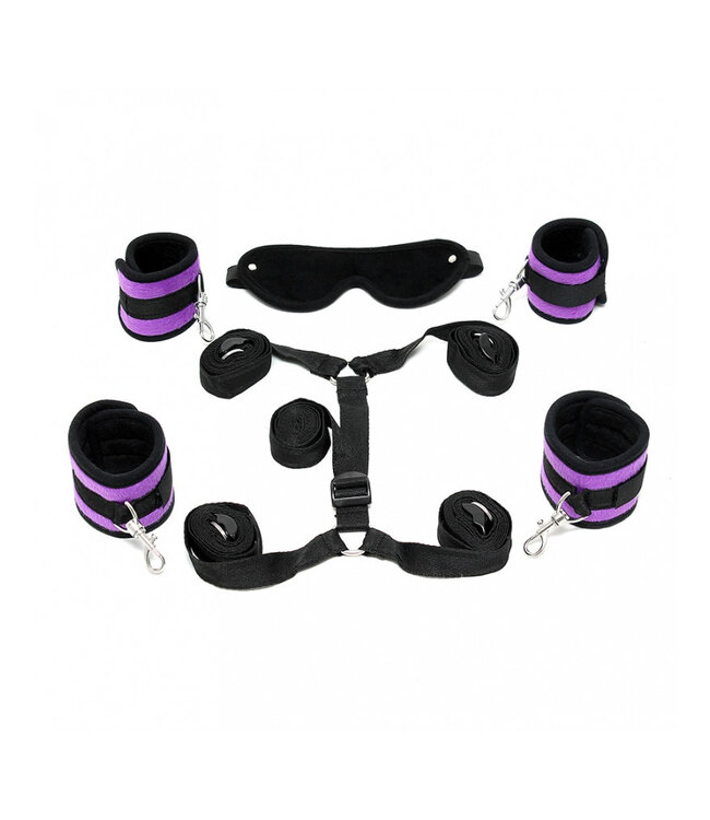 Rimba - Soft Bondage Onder het bed of matras soft bondage boeien set