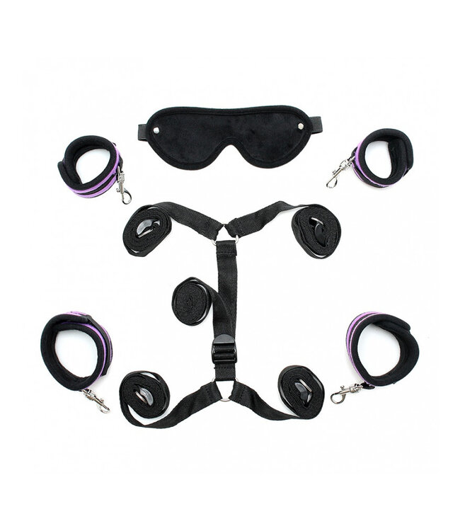 Rimba - Soft Bondage Onder het bed of matras soft bondage boeien set