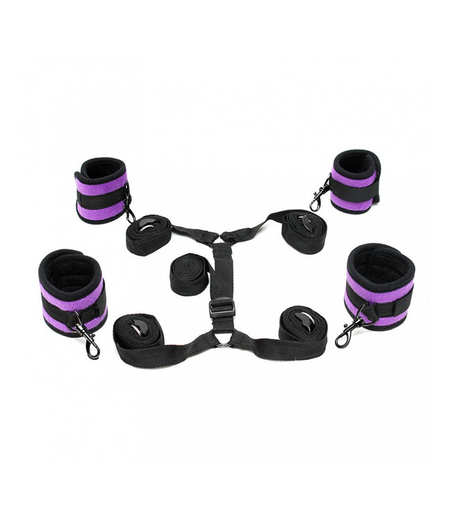 Rimba - Soft Bondage Onder het bed of matras soft bondage boeien set