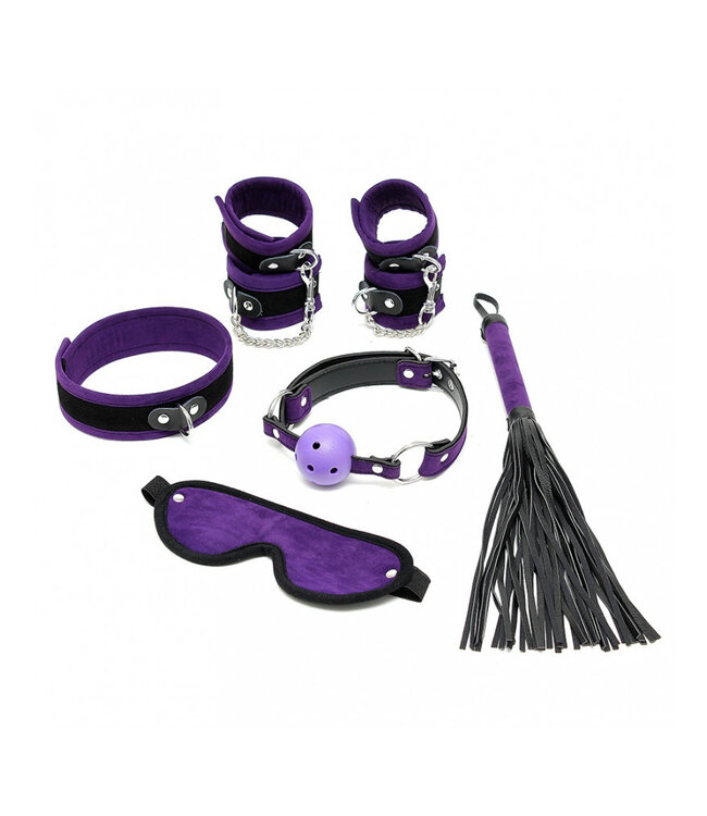 Rimba - Soft bondage starter set met klittenband (6-delig)