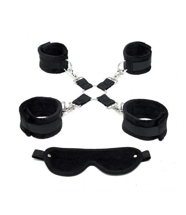 Rimba - Soft bondage set met klittenband (6-delig)