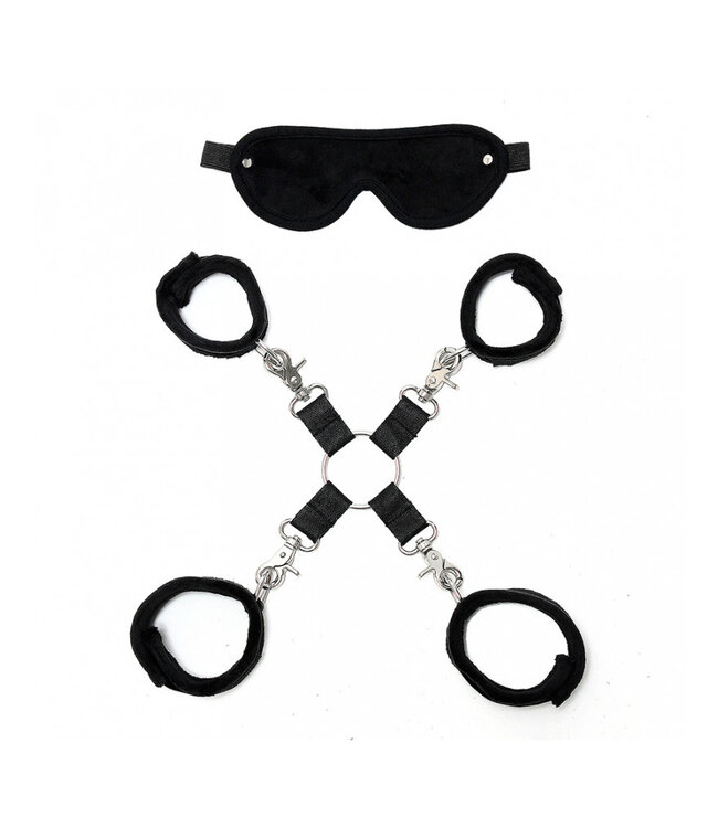 Rimba - Soft bondage set met klittenband (6-delig)