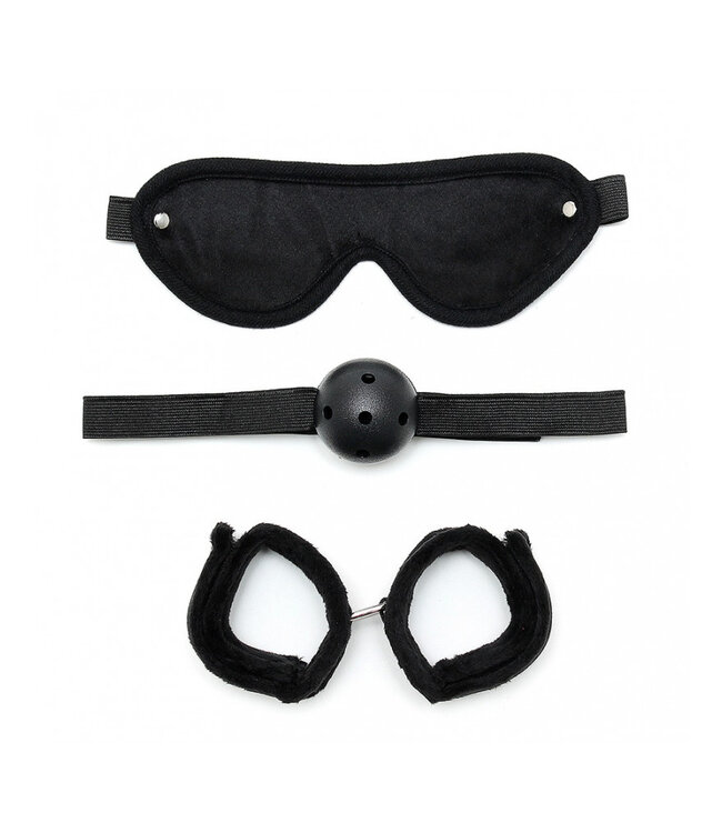 Rimba - Soft bondage set met klittenband (3-delig)