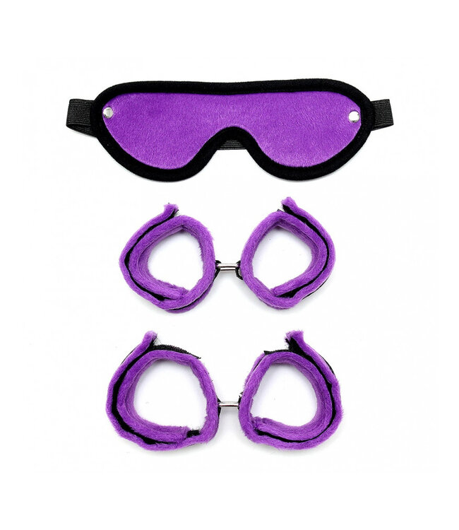 Rimba - Soft bondage set met klittenband (3-delig)