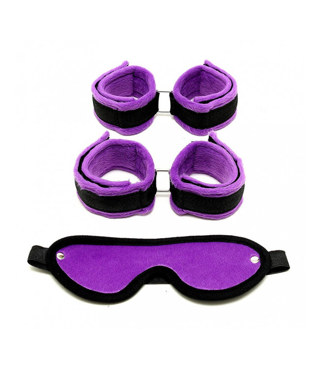 Rimba - Soft bondage set met klittenband (3-delig)