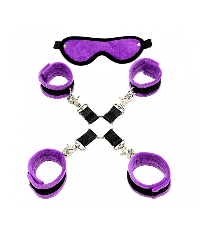 Rimba - Soft bondage set met klittenband (6-delig)