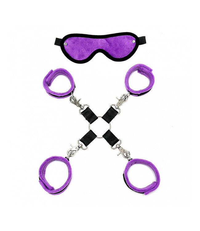 Rimba - Soft bondage set met klittenband (6-delig)