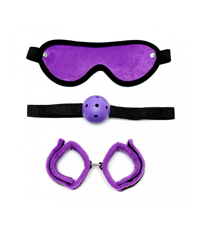 Rimba - Soft bondage set met klittenband (3-delig)