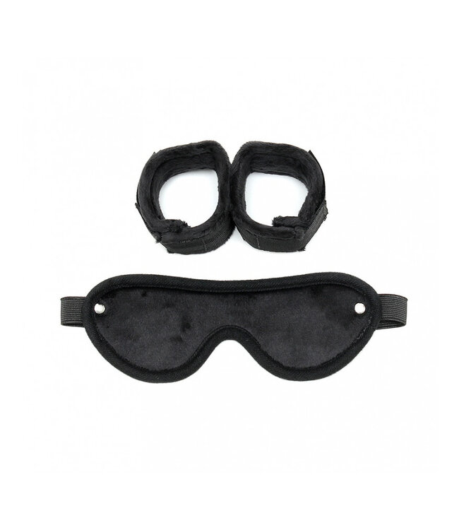 Rimba - Soft Bondage klitteband boeien met masker