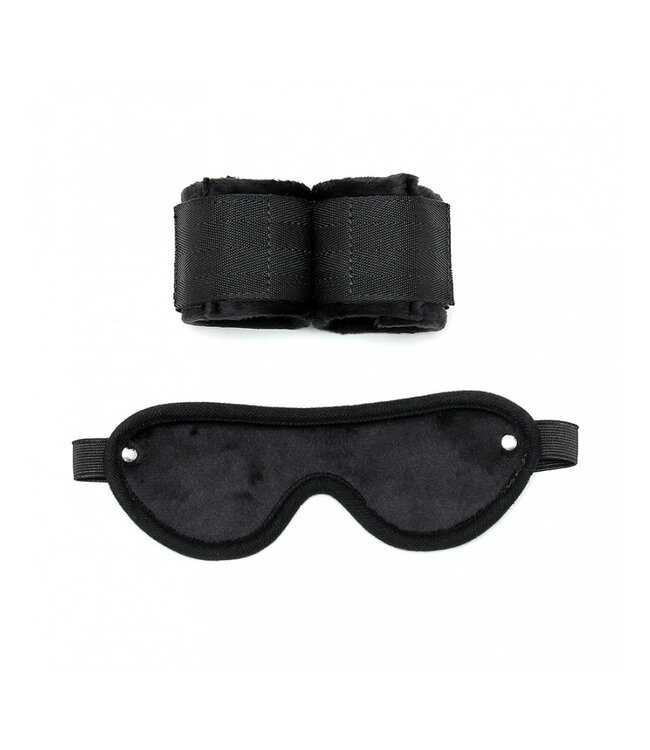 Rimba - Soft Bondage klitteband boeien met masker