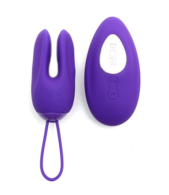 DORR - Ozzy - Rabbit Egg Vibrator + Lay-on Vibrator - Paars