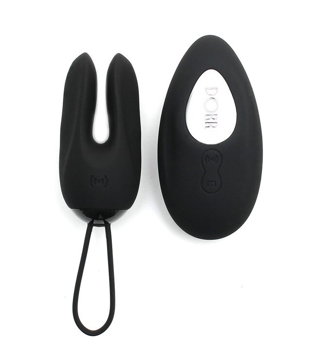 DORR - Ozzy - Rabbit Egg Vibrator + Lay-on Vibrator - Zwart
