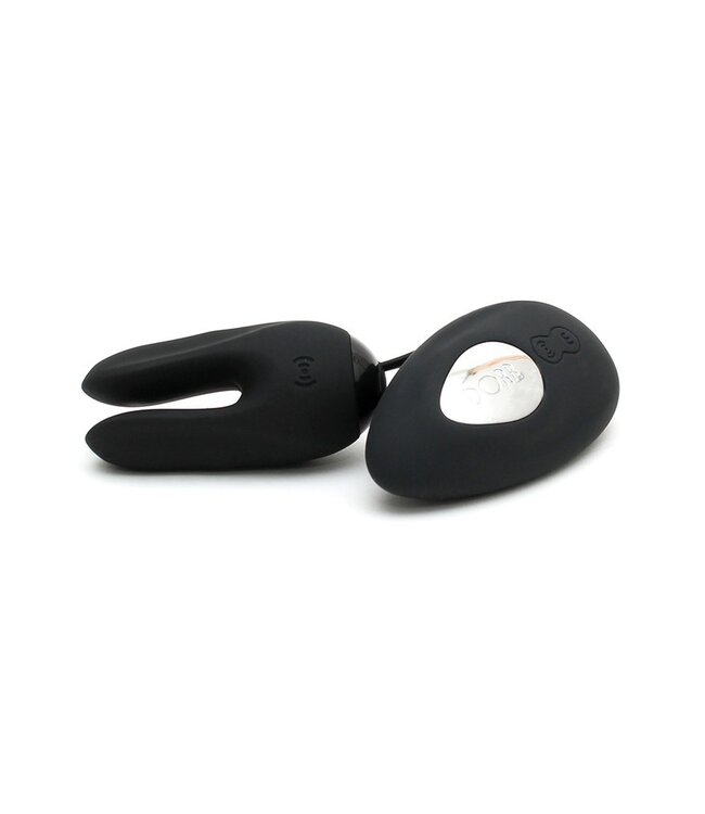 DORR - Ozzy - Rabbit Egg Vibrator + Lay-on Vibrator - Zwart