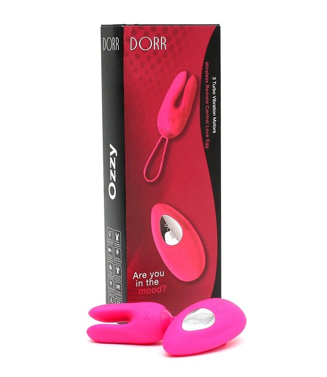 DORR - Ozzy - Rabbit Egg Vibrator + Lay-on Vibrator - Roze