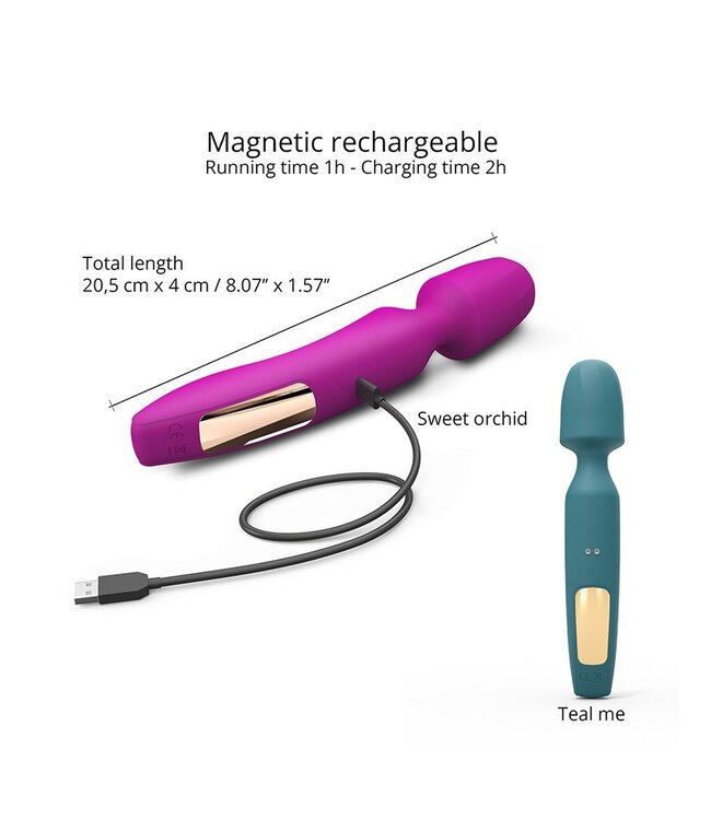 Love to Love - R-Evolution - Wand Vibrator met 2 Opzetstukken - Roze