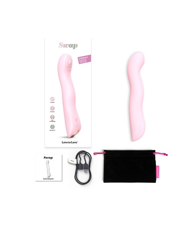 Love to Love - Swap - P&G Spot Tapping Vibrator - Lichtroze