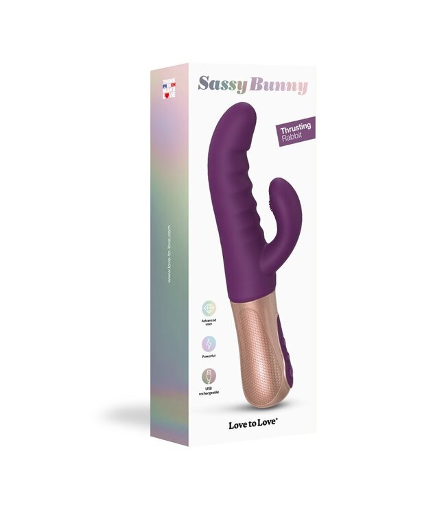 Love to Love - Sassy Bunny - Rabbit Vibrator - Paars