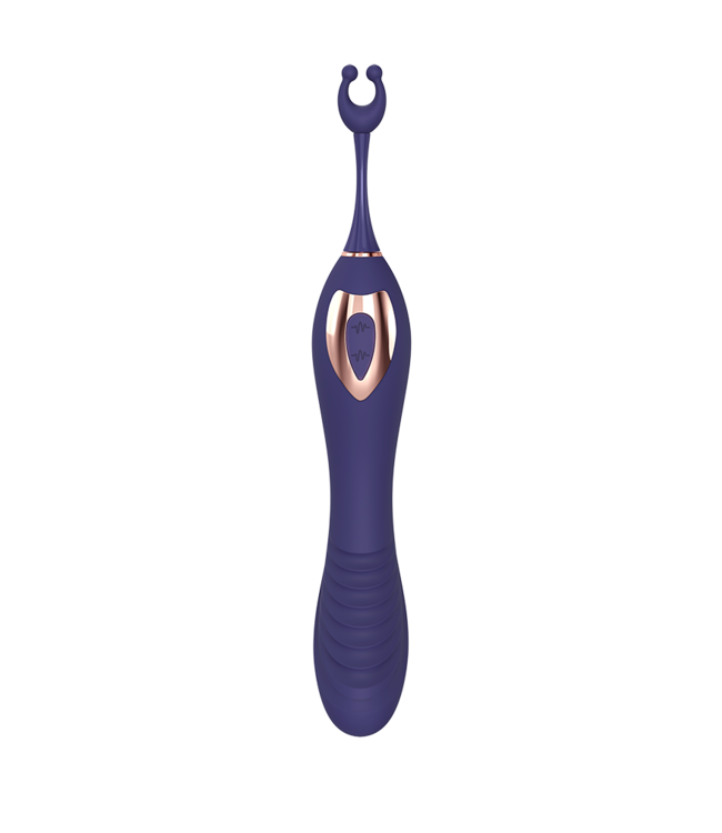 Love to Love - Ô Mega - Clitoris + G-Spot Vibrator - Indigo