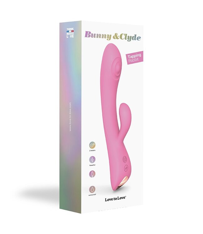 Love to Love - Bunny & Clyde - Rabbit Vibrator - Roze