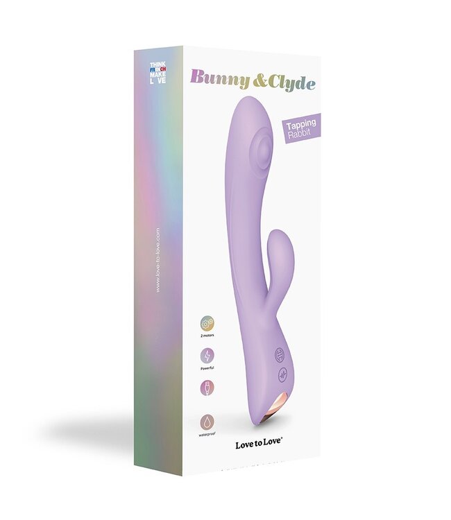 Love to Love - Bunny & Clyde - Rabbit Vibrator - Mauve