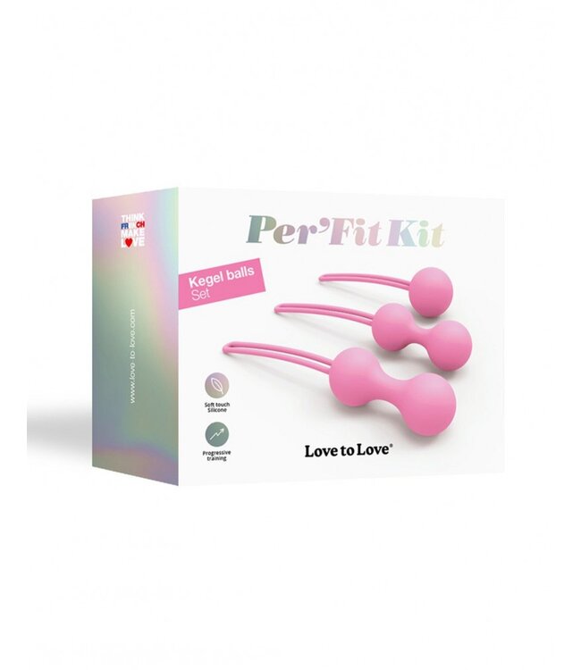 Love to Love - Per'Fit Kit - Kegel Balletjes Set - Roze