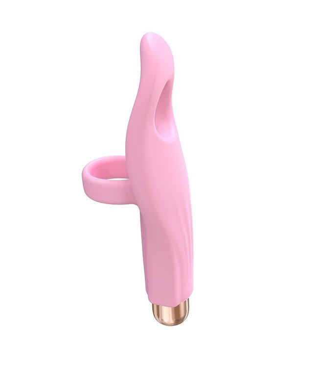 Love to Love - Vibrating Tickle Me - Vinger Vibrator - Roze