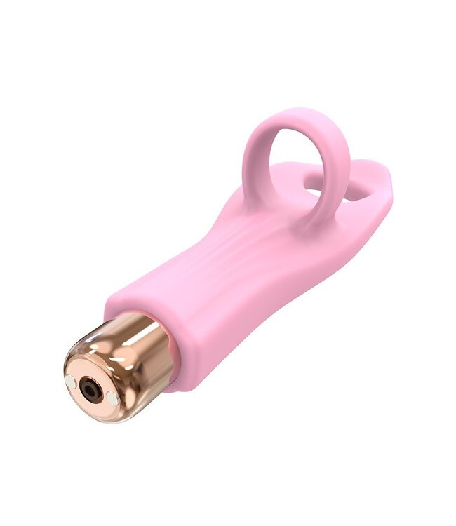 Love to Love - Vibrating Tickle Me - Vinger Vibrator - Roze