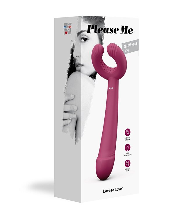 Love to Love - Please Me - Multi Vibrator - Plum