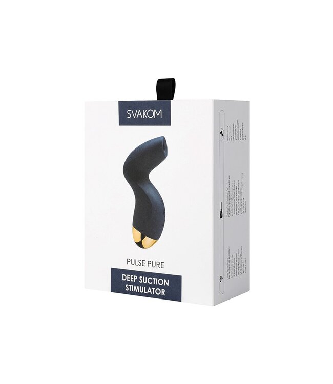 SVAKOM - Pulse Pure - Luchtdruk Vibrator - Blauw