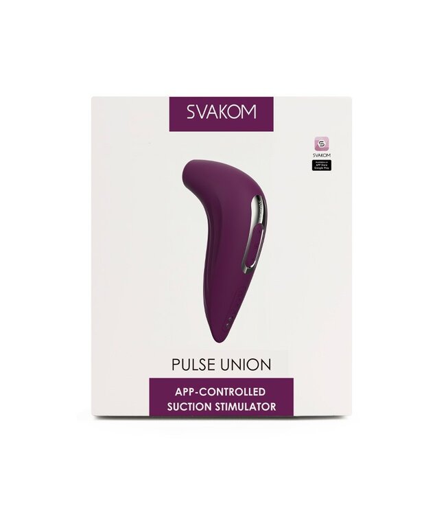 SVAKOM - Pulse Union - Air Pressure Vibrator (met app control) - Paars