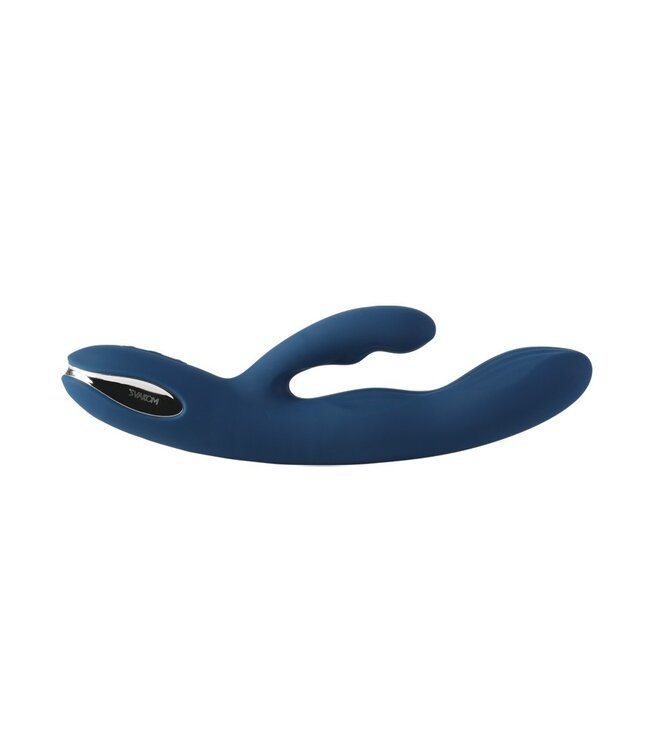 SVAKOM - Aylin - Rabbit Vibrator met Pulserende Tip - Blauw