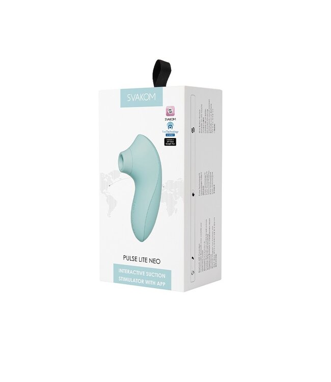 SVAKOM - Pulse Lite Neo - Luchtdruk Vibrator (met App-bediening) - Mint