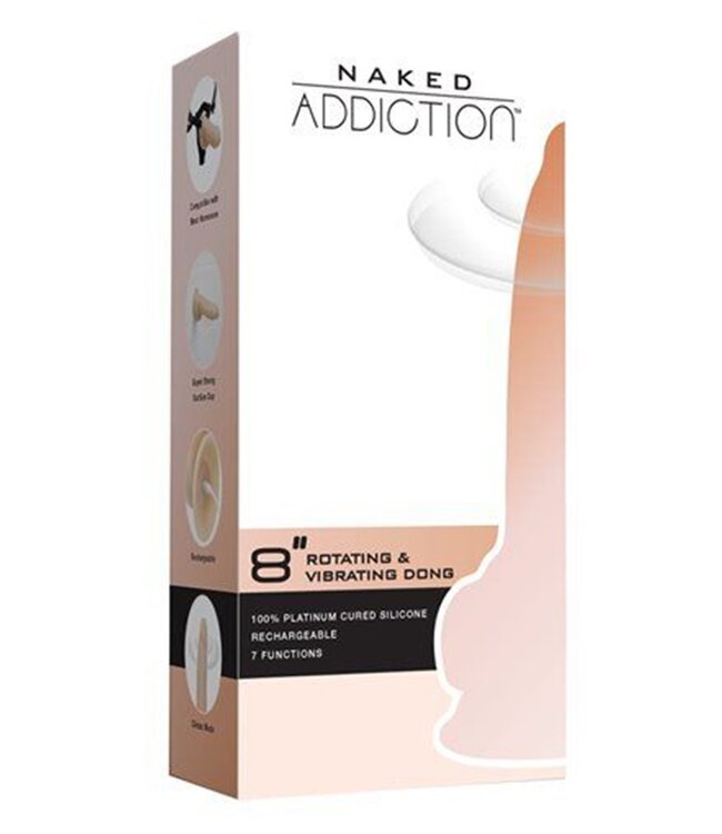Naked Addiction Rotating & Vibrating Dong