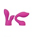 Rimba PalmPower - PalmSensual - 2 Opzetstukken voor Wandvibrator - Roze