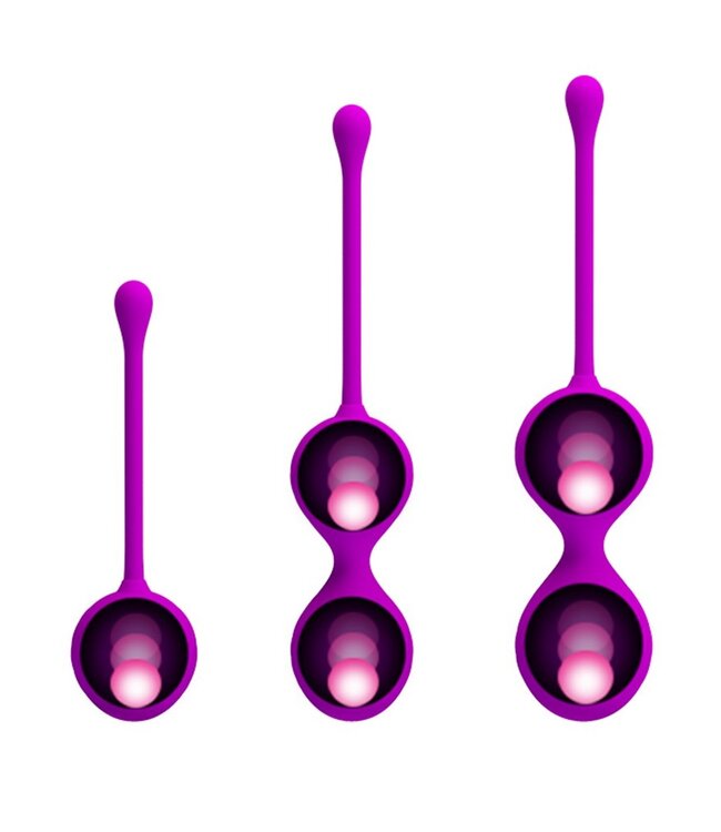 Pretty Love Kegel Ball training set