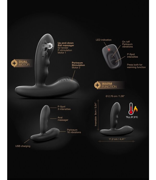 Dorcel P-Stroker Remote control prostate massager - 6072073