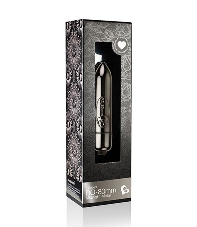 Rocks-Off RO-80mm Midnight Metal - Bullet vibrator