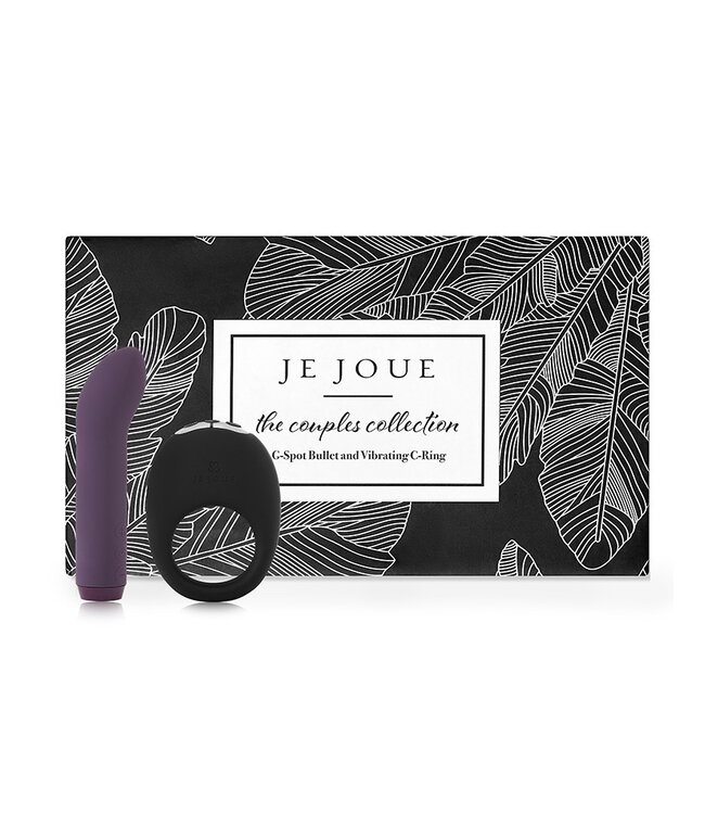 Je Joue - Mio & Bullet Couples Collection - Set Cock Ring Vibrator & Bullet Vibrator - Zwart & Paars