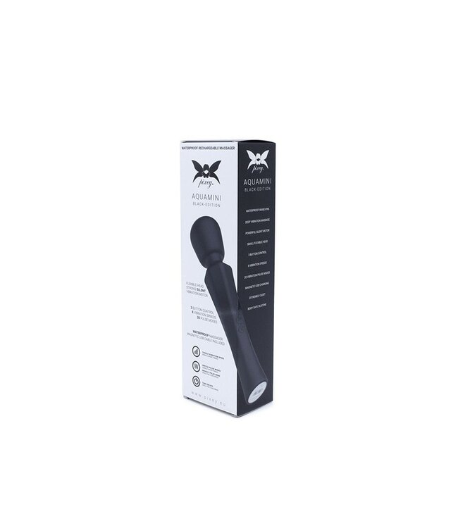 Pixey - Aquawand Mini - Mini Wand Vibrator - Zwart