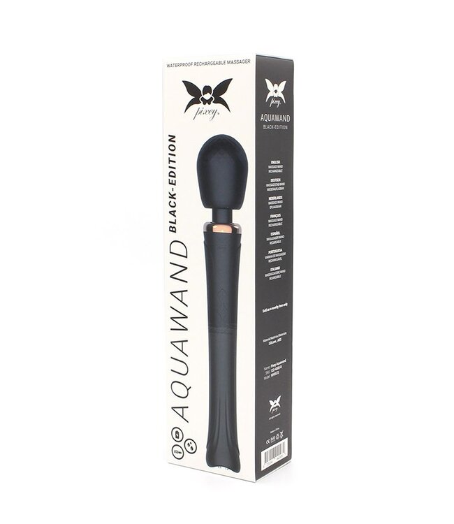 Pixey - Aquawand - Wand Vibrator - Zwart