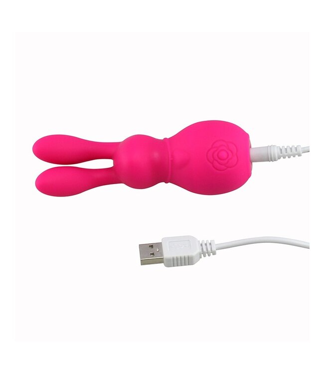 Kawaii - Maro 6 - Rabbit Vibrator - Cerise