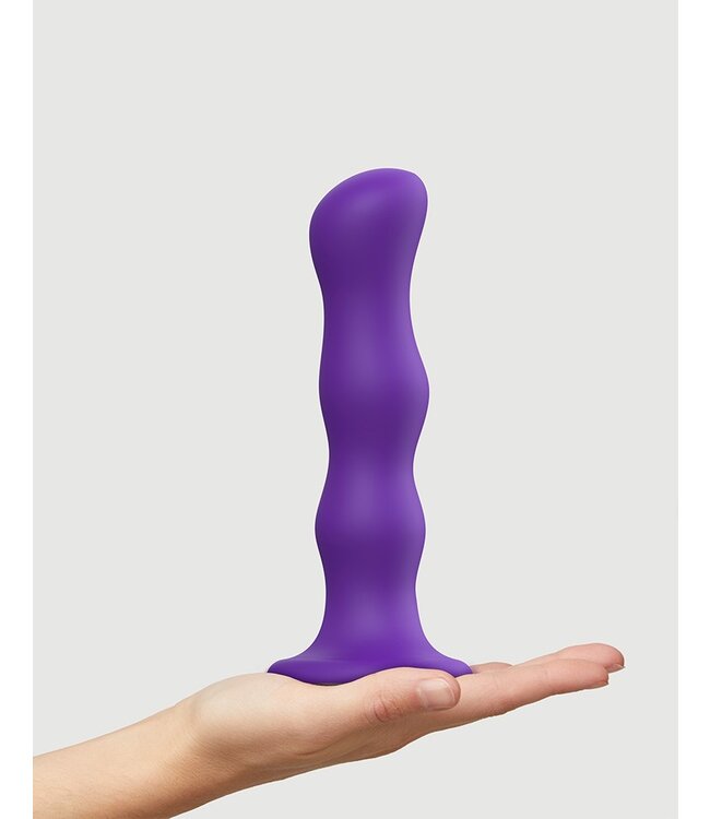 Strap-On-Me - Geisha Balls - Dildo met Roterende Ballen Maat XL - Paars