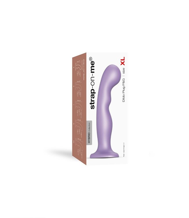 Strap-On-Me - Dildo Plug P&G Maat XL - Metallic Lila